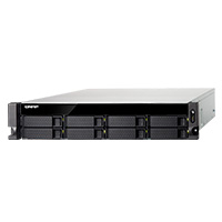 NAS QNAP TS-877XU-RP-3600-8G/ 8 BAHIAS SATA DE 3,5 /SEIS NUCLEOS 3.6GHZ/FUENTE REDUNDANTE/ 8GB DDR4 HASTA 64 GB/ LAN 1 GBE X2/ 2 PTO SFP DE 10GBE/ USB 3.2 X2/HOT SWAP/ NO INCLUYE DISCOS