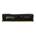 MEMORIA RAM KINGSTON DIMM DDR4 16GB 3200MT/S FURY BEAST BLACK XMP CL16 288PIN 1.35V C/DISIPADOR DE CALOR P/PC/GAMER/ALTO RENDIMIENTO KF432C16BB/16