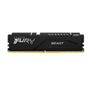 MEMORIA RAM KINGSTON DIMM DDR5 32GB 5600MT/S FURY BEAST BLACK XMP CL40 288PIN 1.25V C/DISIPADOR DE CALOR P/PC/GAMER/ALTO RENDIMIENTO KF556C40BB-32
