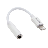 ADAPTADOR ACTECK SHIFT PLUS AL405 / LIGHTNING A AUX 3.5 MM / 11 CM / BLANCO / AC-934848