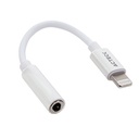 ADAPTADOR ACTECK SHIFT PLUS AL405 / LIGHTNING A AUX 3.5 MM / 11 CM / BLANCO / AC-934848