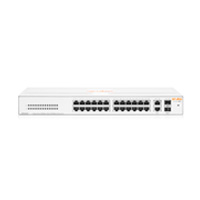 SWITCH HPE ARUBA R8R50A INSTANT ON 1430 CON 26 PUERTOS RJ45 10/100/1000 MBPS  2 PTOS SFP 1G NO ADMINISTRABLE