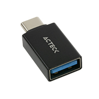 ADAPTADOR ACTECK SHIFT PLUS AU210 / USB A - USB C / GARANTIA 1 AÑO / NEGRO / AC-934817
