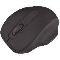 Mouse Óptico Quaroni Inalámbrico 4 Botones Color Negro con Ajuste