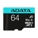 Memoria ADATA Micro Sdxc 64GB AUSDX64GUI3V30SA2-RA1