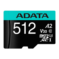 Memoria ADATA Micro Sdxc 512GB AUSDX512GUI3V30SA2-RA1