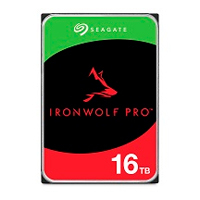 DISCO DURO INTERNO SEAGATE IRONWOLF PRO 16TB 3.5 ESCRITORIO SATA3 6GB/S 256MB 7200RPM 24X7 HOT-PLUG NAS SIN LIMITE DE BAHIAS