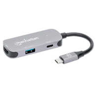 DOCKING USB,MANHATTAN,130707,-C 3 PTOS, HDMI/USB-A/USB-C PD