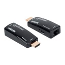 EXTENSOR VIDEO,MANHATTAN,207539, HDMI, 60M VIA CAT 5/6, COMPACTO