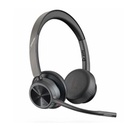 DIADEMA HP POLY 76U49AA VOYAGER 4320 UC/ INALAMBRICA BLUETOOTH BINAURAL DONGLE USB-A ALCANCE DE 50M HASTA 24 H DE CONVERSACION CONEXION HASTA 2 DISPOSITIVOS SIN BASE DE CARGA