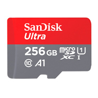 MEMORIA SANDISK MICRO SDXC 256GB ULTRA 150MB/S CLASE 10 C/ADAPTADOR SDSQUAC-256G-GN6MA