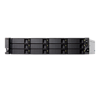 NAS QNAP TS-H1886XU-RP-R2-D1622-32G/FUENTE REDUNDANTE/ 18 BAHIAS 12 SATA DE 3,5 6 SATA DE 2,5 /RACK 2U/NUCLEO CUDRUPLE 2.6 GHZ/32GB DDR4 HASTA 128 GB/4 PTO 2,5 GBE /2 PTO SFP 10 GBE/ USB 3.2