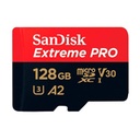 MEMORIA SANDISK MICRO SDXC 128GB EXTREME PRO 200MB/S 4K CLASE 10 A2 V30 C/ADAPTADOR SDSQXCD-128G-GN6MA