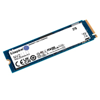 UNIDAD DE ESTADO SOLIDO INTERNO 2TB KINGSTON SNV2S NV2 M.2 2280 NVME PCIE GEN 4X4 LECT. 3500 ESCRIT. 2800 MBS PC LAPTOP MINI PC SNV2S/2000G