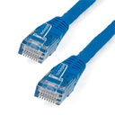 CABLE DE 1.8M AZUL DE RED CATEGORIA CAT6 UTP RJ45 GIGABIT ETHERNET ETL - PATCH MOLDEADO - STARTECH.COM MOD. C6PATCH6BL