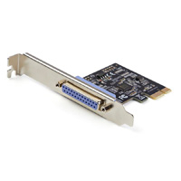 TARJETA PCI EXPRESS DE 1 PUERTO PARALELO - ADAPTADOR PCIE A DB25 LPT - CONTROLADOR DE EXPANSION DE PC PARA IMPRESORA, SPP/ECP - STARTECH.COM MOD. PEX1P2