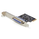 TARJETA PCI EXPRESS DE 1 PUERTO PARALELO - ADAPTADOR PCIE A DB25 LPT - CONTROLADOR DE EXPANSION DE PC PARA IMPRESORA, SPP/ECP - STARTECH.COM MOD. PEX1P2
