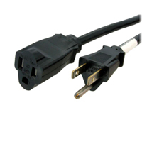 CABLE DE ALIMENTACIN 1M - EXTENSION DE ALIMENTACION,NEMA 5-15R A NEMA 5-15P, 13A 125V, 16AWG, CABLE DE EXTENSION DE CORRIENTE - STARTECH.COM MOD. PAC1013