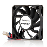 VENTILADOR PARA GABINETE DE COMPUTADORA - VENTILADOR INTERNO PARA TORRE - VENTILADOR 60X10MM CON CONECTOR TX3 - STARTECH.COM MOD. FAN6X1TX3