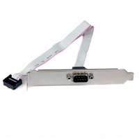 Adaptador de 40CM Header Cabezal Bracket Serial DB9 RS232 a Idc 10