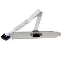 Adaptador de 40CM Header Cabezal Bracket Serial DB9 RS232 a Idc 10