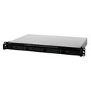NAS SYNOLOGY RS422+ /4 BAHIAS RACK 1U/ DOBLE NUCLEO 2.6GHZ /2GB DDR4 /LAN GIGABIT X2/USB 3.2 X1/ HOT-SWAP/HASTA 72TB AMD RYZEN R1600