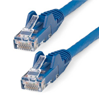 CABLE ETHERNET CAT 6 DE 5 METROS - LSZH - CABLE DE RED PATCH CAT6 UTP RJ45 POE DE 100W 10 GBE SIN ENGANCHES AZUL, ETL - STARTECH.COM MOD. N6LPATCH5MBL