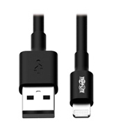 CABLE USB TRIPP-LITE M100-010-BK CABLE DE SINCRONIZACIóN Y CARGA USB A A LIGHTNING, CERTIFICADO MFI - NEGRO, M/M, USB 2.0, 3.05 M [10 PIES]