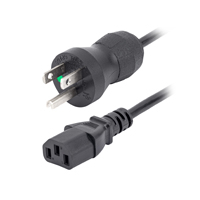 CABLE DE 3M  DE ALIMENTACION DE GRADO HOSPITALARIO, 18AWG, NEMA 5-15P A C13, 10A 125V, CABLE PUNTO VERDE - STARTECH.COM MOD. PXTMG10110