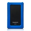 DISCO DURO EXTERNO HDD QUARONI RUGGED 500GB 2.5 USB 3.0 CONTRAGOLPES Y POLVO NEGRO/AZUL WINDOWS/MAC