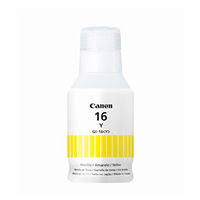 BOTELLA DE TINTA CANON GI-16 AMARILLO, RENDIMIENTO 9000 PAGINAS