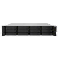 NAS QNAP TS-1232PXU-RP-4G /FUENTE REDUNDANTE/ 12 BAHIAS SATA HDD 3,5/RACK 2U/NUCLEO CUADRUPLE 1.7 GHZ/4GB DDR4 UDIMM HASTA 16GB/2 PTO 2,5 LAN GBE /2 PTO SFP 10 GBE/ USB 3.2 X4 /HOTSWAP/ NO INCLUYE D