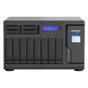 NAS QNAP TVS-H1288X-W1250-16G/ 12 BAHIAS /8 DE 3,5 4 DE 2,5/ SEIS NUCLEOS 4.7 GHZ/16GB DDR4 UDIMM HASTA 128GB/4 PTO 2,5 GBE/2 PTO 10 GBE /USB 3.2 X2/ HOTSWAP/ NO INCLUYE DISCOS/ M.2 22110/2280 NVME