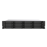 NAS QNAP TS-1273AU-RP-8G /FUENTE REDUNDANTE/ 12 BAHIAS SATA HDD 3,5/RACK 2U/NUCLEO CUADRUPLE 2.2 GHZ/8GB DDR4 UDIMM HASTA 64GB/2 PTO 2,5 LAN GBE /USB 3.0 X1/ USB 3.2 X2 /HOTSWAP/ NO INCLUYE DISCO