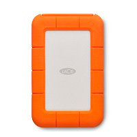 DISCO DURO EXTERNO LACIE RUGGED USB-C 5TB 2.5 PORTATIL USB 3.1 NARANJA-PLATA WINDOWS MAC CONTRAGOLPES AGUA Y POLVO