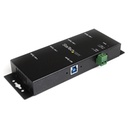 HUB USB 3.0 DE 4 PUERTOS - CONCENTRADOR USB-A INDUSTRIAL DE METAL - DE MONTAJE EN RIEL DIN, PARED O ESCRITORIO - HUB DE EXPANSION TAA - STARTECH.COM MOD. ST4300USBM