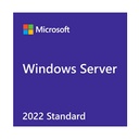 LENOVO WINDOWS SERVER 2022 STANDARD ROK 16 CORE MULTILENGUAJE LICENCIA BASE, INCLUYE MEDIOS Y LLAVE ACTIVACION