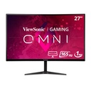MONITOR VIEWSONIC ENTRETENIMIENTO Y JUEGOS, VX2718-2KPC-MHD, CURVO 1500R, 2560  X 1440, WQHD, 165HZ ACTUALIZACION, 1 MS TIEMPO DE RESPUESTA, ADAPTIVE-SYNC, ALTAVOCES INTREGRADOS, HDMI, DISPLAY PORT,