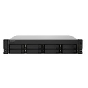 NAS QNAP TS-832PXU-RP-4G/FUENTE REDUNDANTE/ 8 BAHIAS SATA HDD 3,5/RACK 2U/NUCLEO CUADRUPLE 1.7GHZ/4GB DDR4 UDIMM AMPLIABLE A 16GB/2 PTO 2,5 GBE /2 PTO 10 GBE /USB 3.2 X4/ HOTSWAP/ NO INCLUYE DISCOS