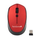 Mouse - Techzone - TZ19MOU01-INAR - Óptico - Inalámbrico - Batería Aa