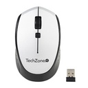 Mouse - Techzone - TZ19MOU01-INAPL - Óptico - Inalámbrico - Batería