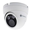 CAMARA IP MOTOROLA MTIDM045721 / DOMO METAL / VARIFOCAL MOTORIZADA / 5MP / ICR, DIA-NOCHE / IP66 / ONVIF / POE / DNR 2D-3D , WDR DIGITAL , BLC , HLC , DESEMPAÑADOR / IR 40M / CYBERSEGURIDAD GDRP