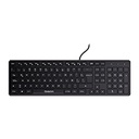 Teclado Alambrico Quaroni USB 104 Teclas Color Negro