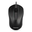 Mouse Óptico Quaroni Alambrico Color Negro 1200 DPI MAQ01N