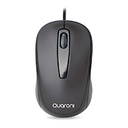 MOUSE OPTICO QUARONI ALAMBRICO COLOR NEGRO 1200 DPI