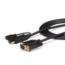 CABLE ADAPTADOR DE 3M CONVERTIDOR ACTIVO HDMI A VGA - ADAPTADOR 1920X1200 1080P - STARTECH.COM MOD. HD2VGAMM10