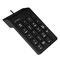 TECLADO ACTECK INSPIRE TN220 / NUMERICO / ALAMBRICO USB / 19 TECLAS / NEGRO / AC-932622