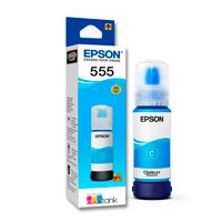 CARTUCHO EPSON MODELO T555 CYAN, PARA L8160, L8180