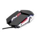 MOUSE,MANHATTAN,179348, OPTICO GAMING 7 BOTONES, NEGRO/PLATA 3200 DPI