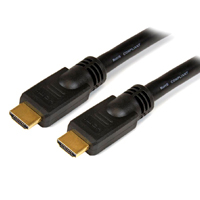 Cable HDMI de 7.6M Alta Velocidad - 2X HDMI Macho - Negro - Ultra HD